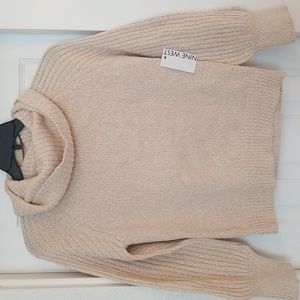 Nine West Women's Cowl Neck Long Sleeve Knit Sweater | Size X Small